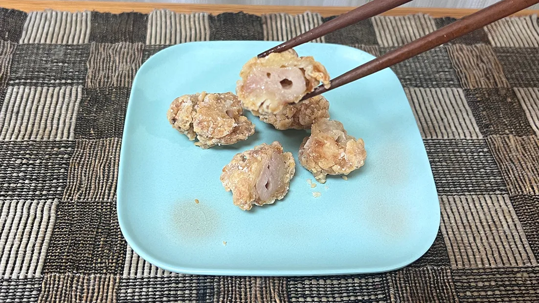セブンイレブンのからあげ棒断面