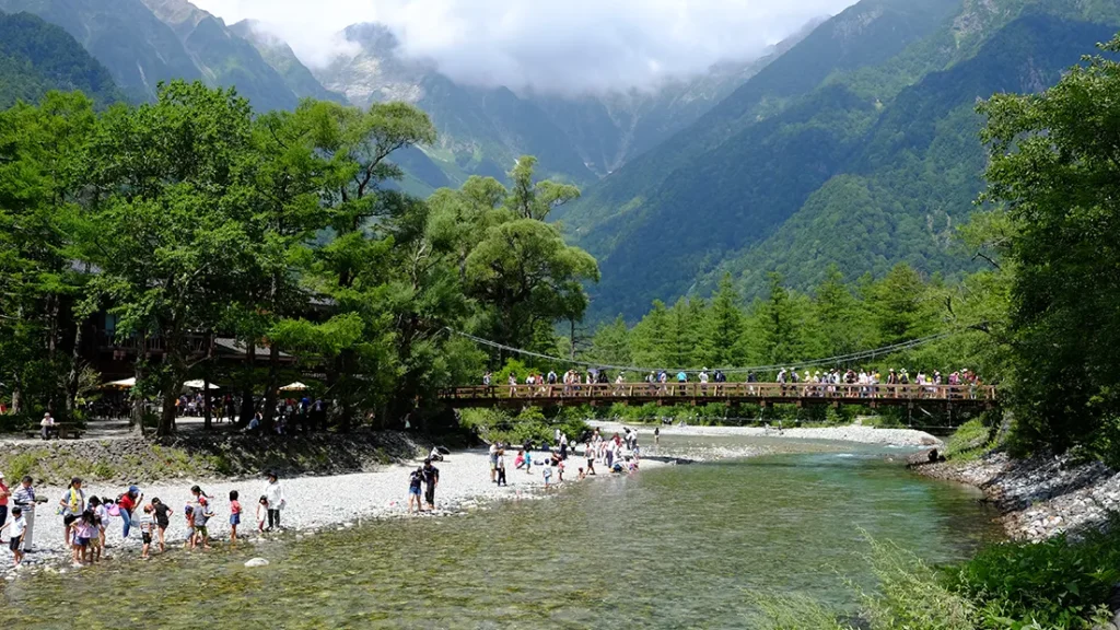 梓川と河童橋